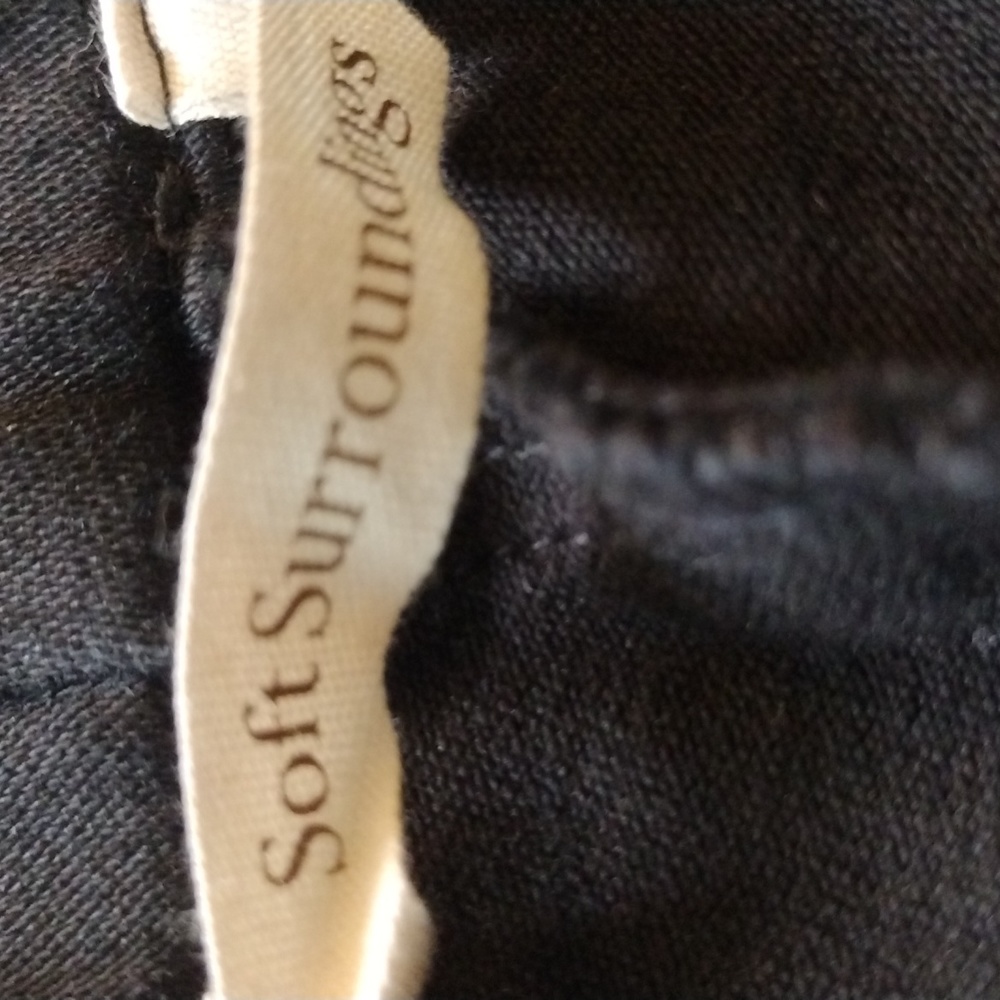 Soft Surroundings Pants Size Large Color Black - image 3
